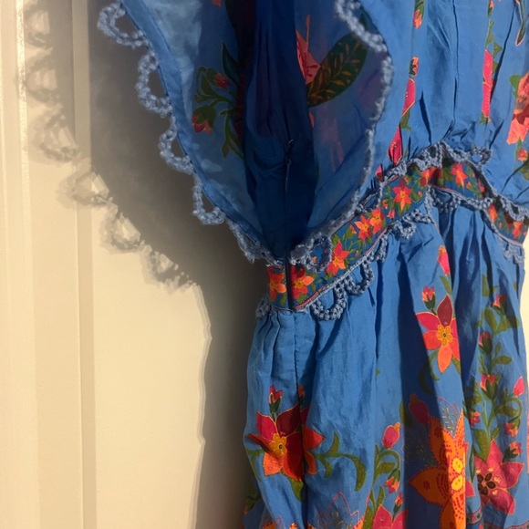 Farm Rio Tropical Tapestry Layered Dress - Picture 6 of 8